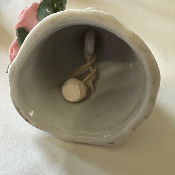 Lot of 5 Various Collectible Bells 4 Porcelain/Ceramic one Brass/Wood - Picture 10 of 12